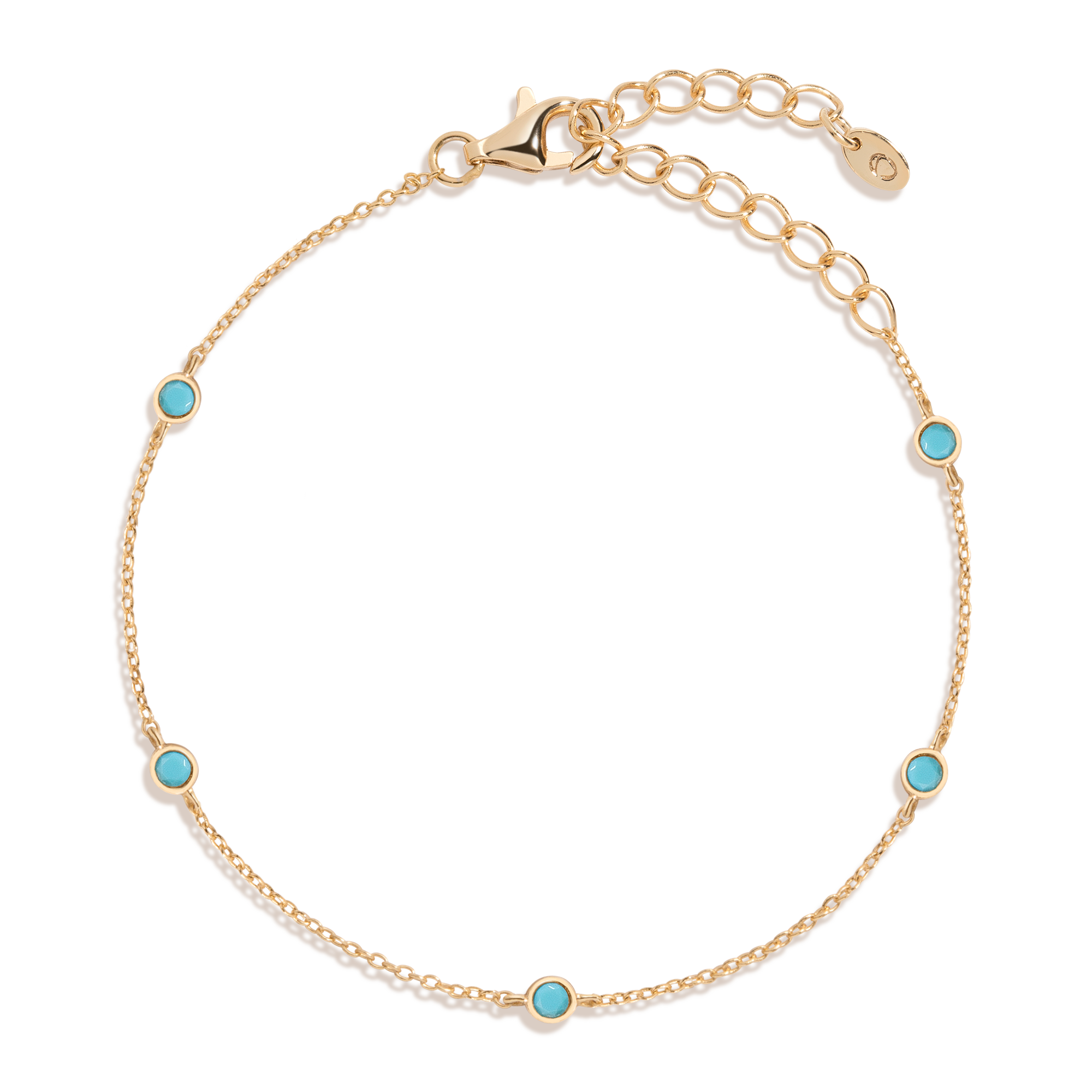 Aurate x Frye: Turquoise Station Bracelet