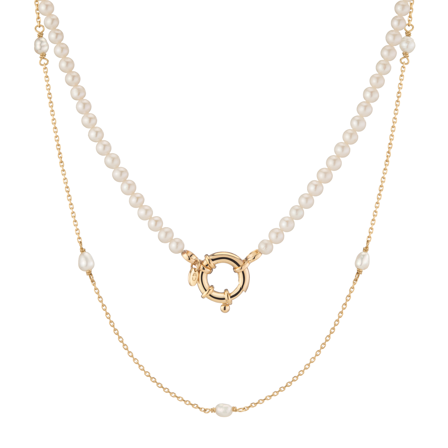 Pearl Necklace Stack