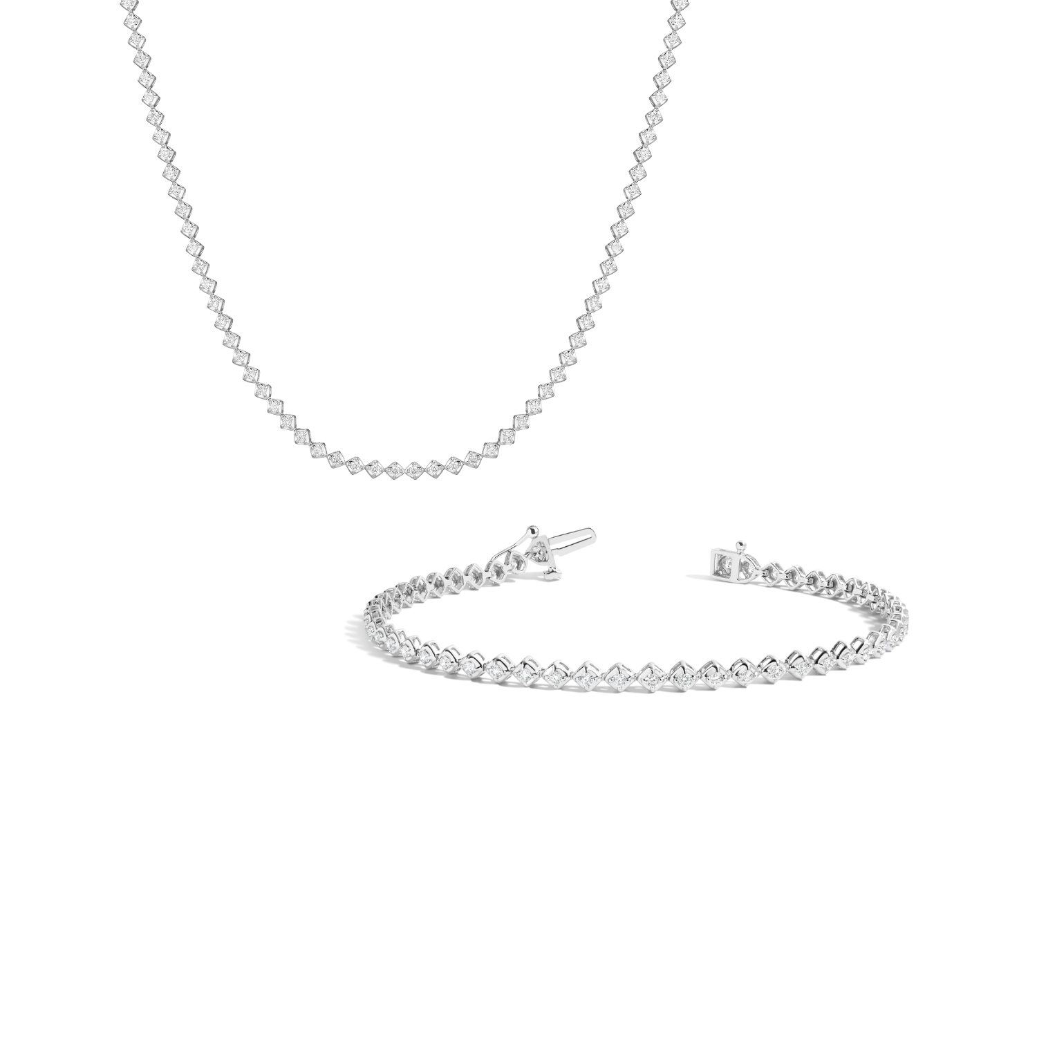 Petite Lab Grown Diamond Tennis Set