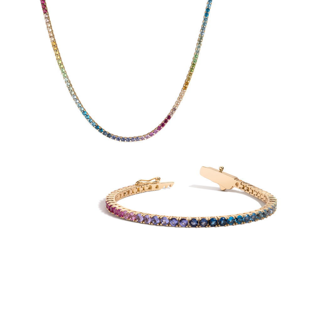 Rainbow Tennis Set