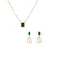 Lab Grown Emerald Heirloom Set