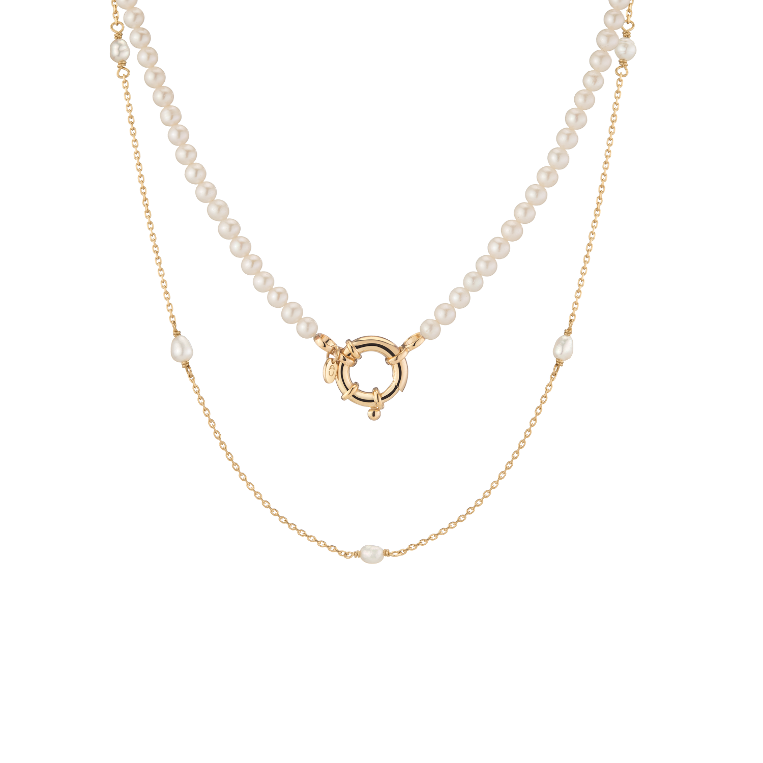 Pearl Necklace Stack