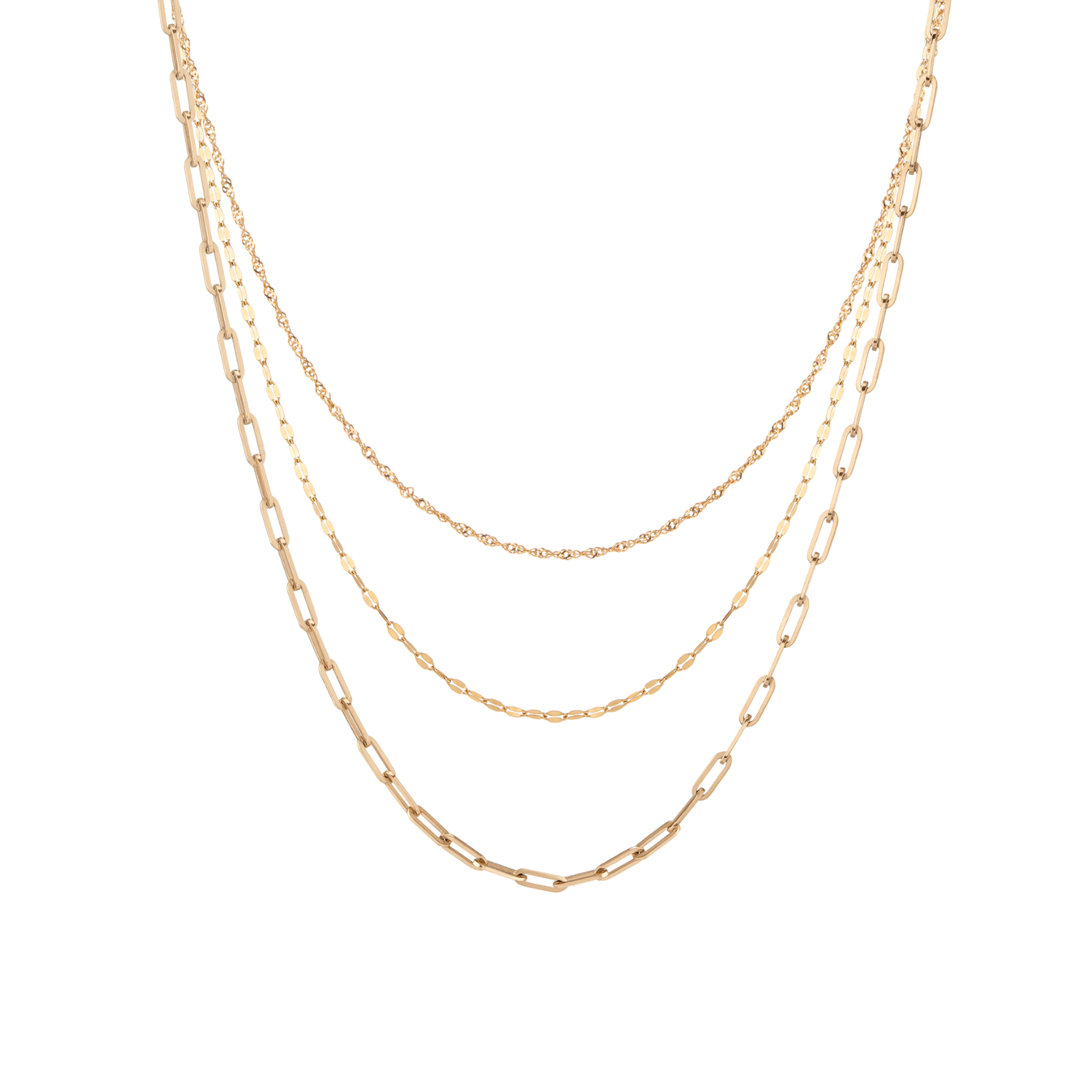 Starter Chain Necklace Stack