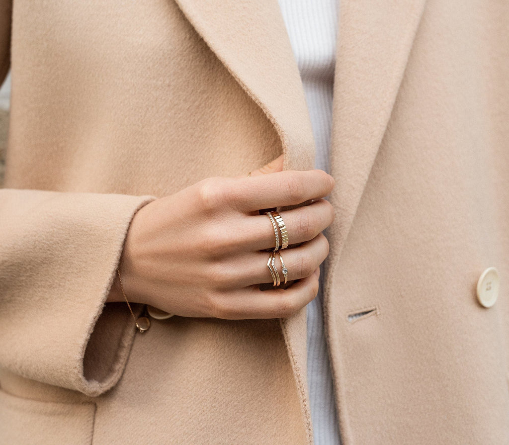 Diamond Brooklyn Bridge Ring
