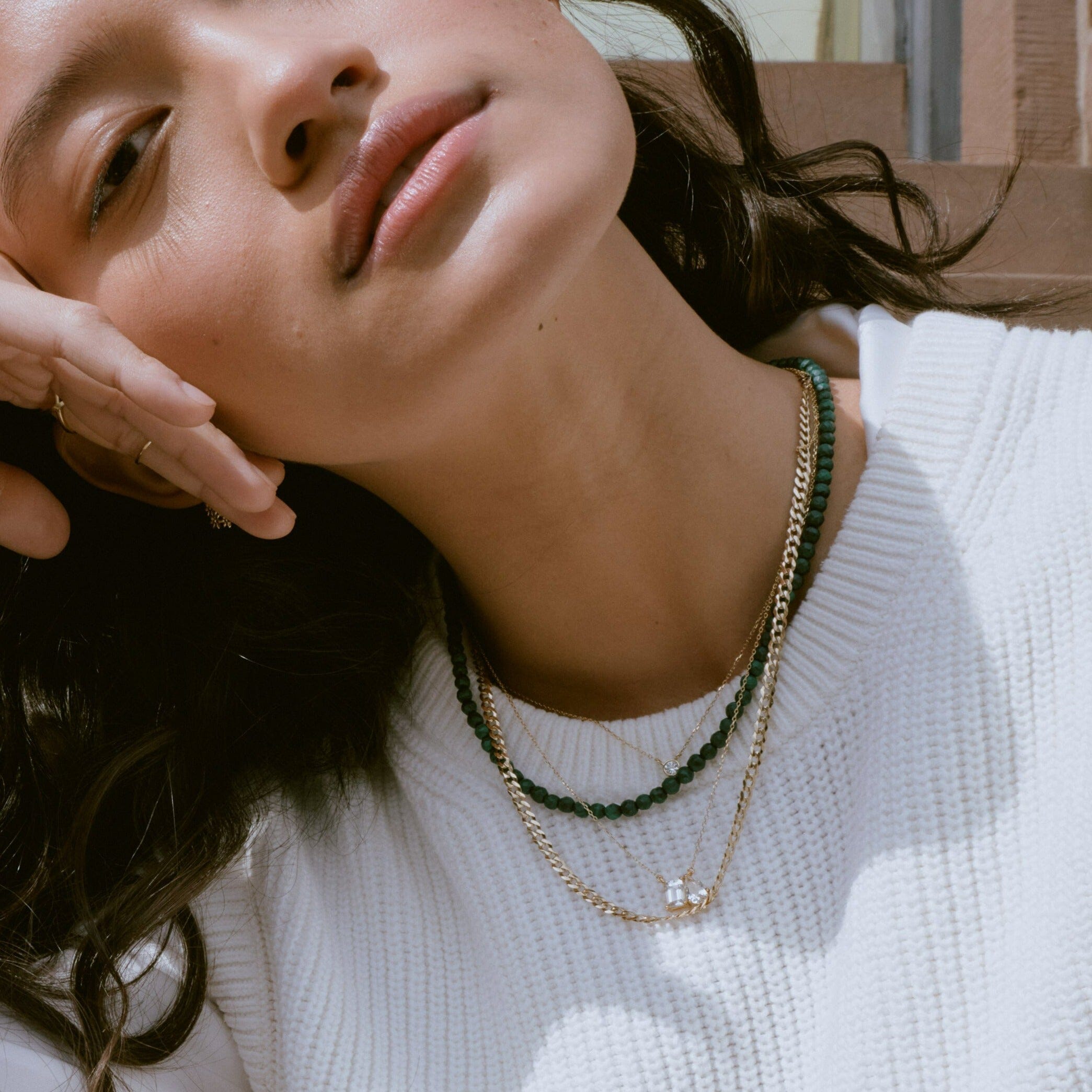 Toi et Moi Gemstone Classic Necklace
