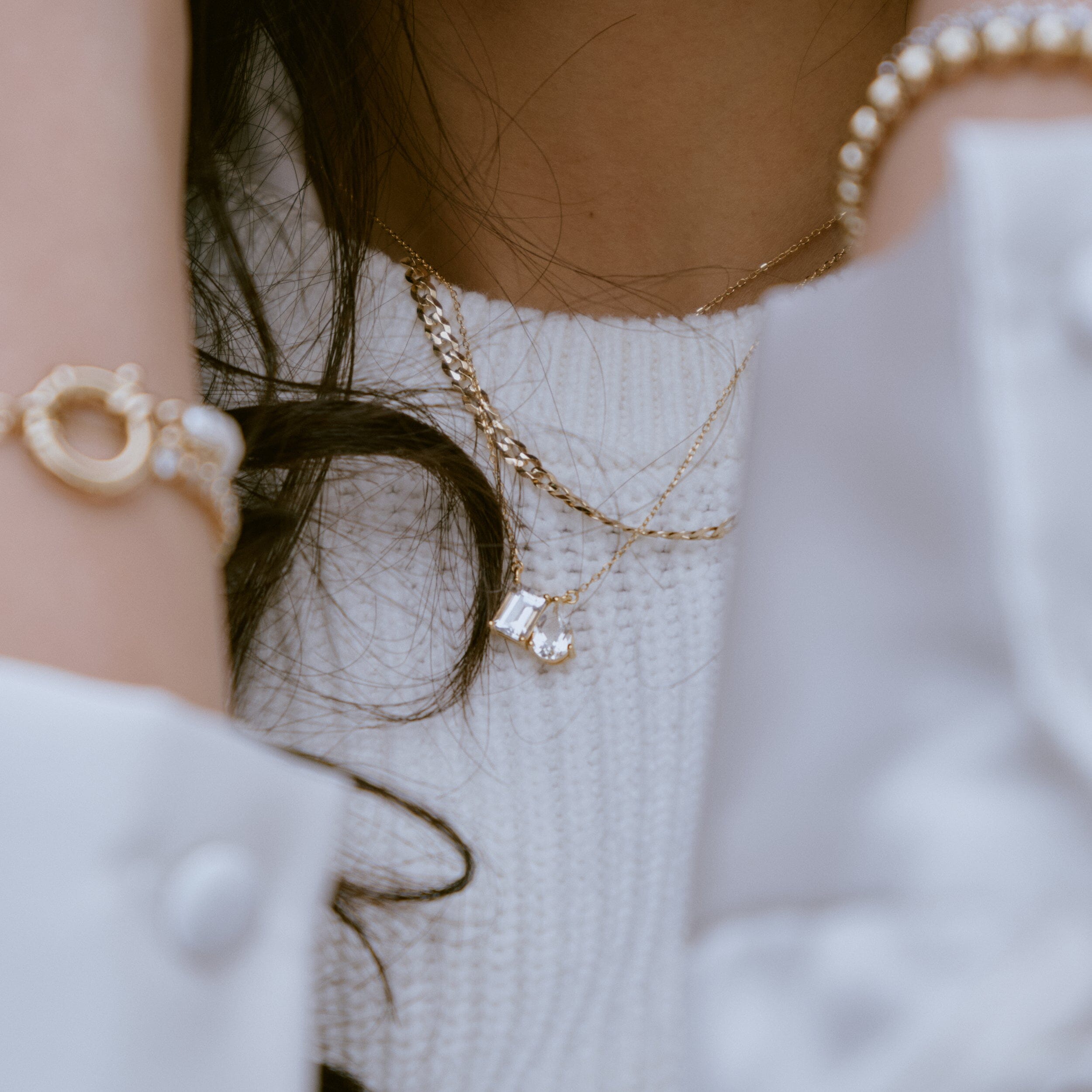 Toi et Moi Gemstone Classic Necklace