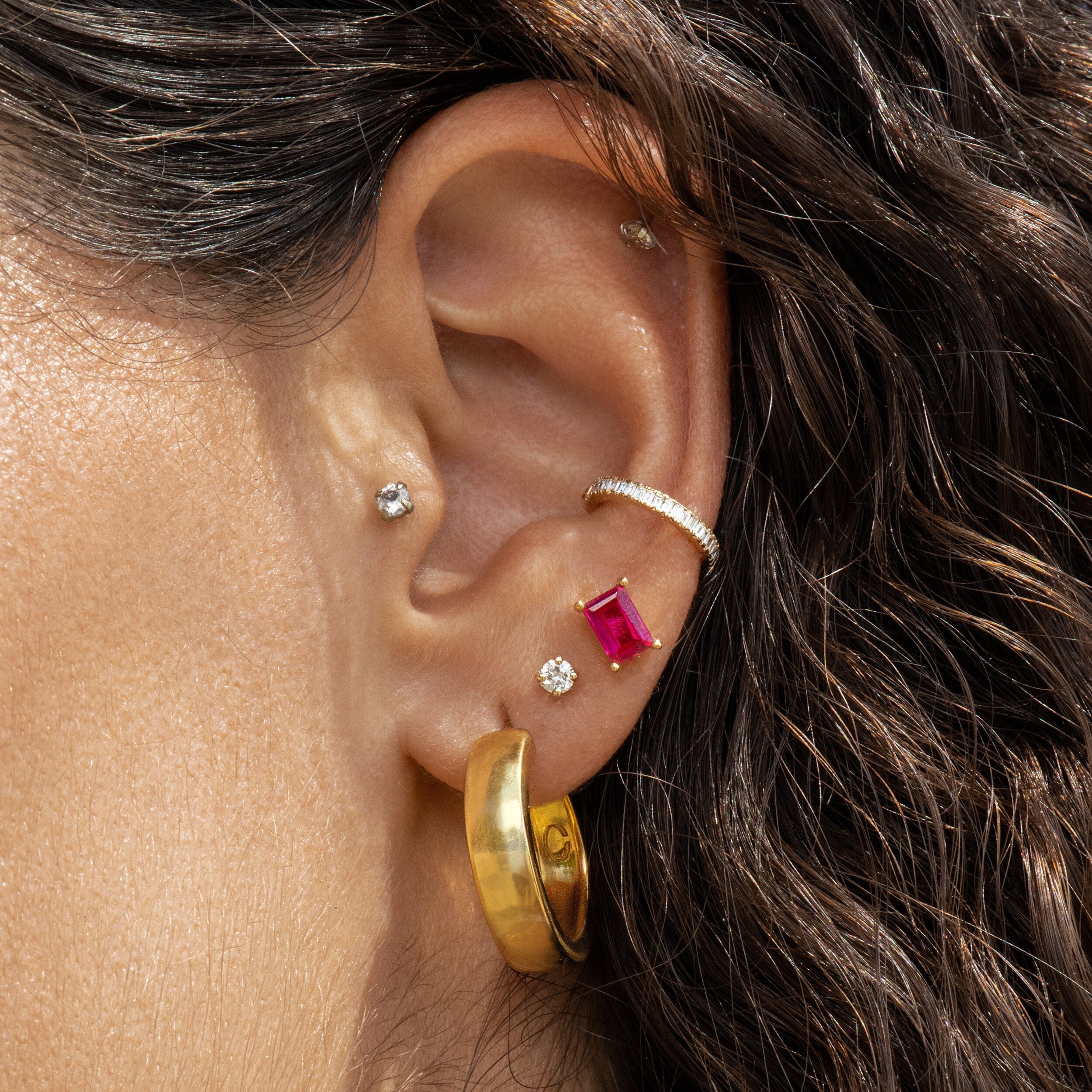 Lab Grown Diamond Stud Earrings