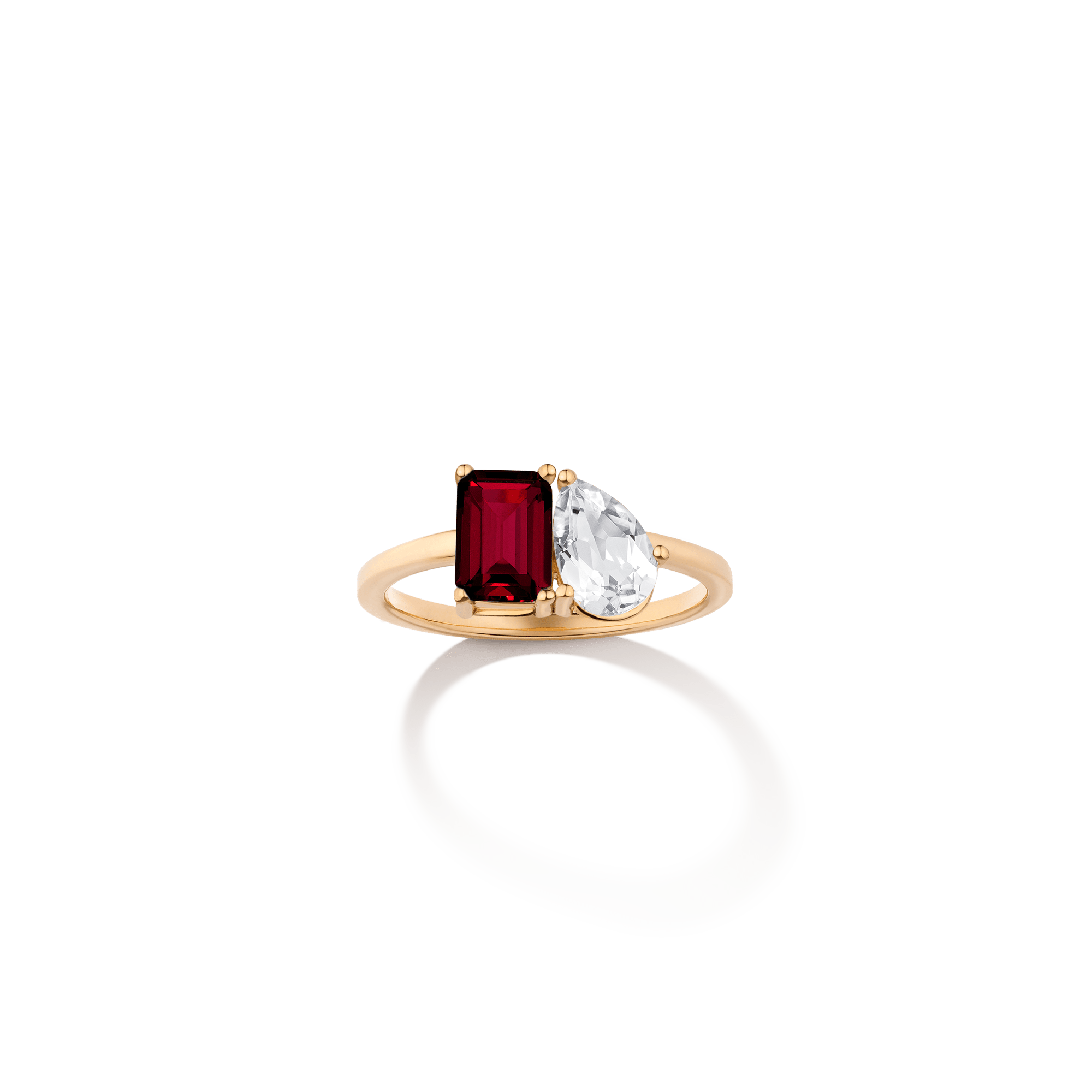 Toi et Moi Gemstone Classic Ring
