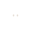 XL Lab Grown Diamond Pear Bezel Stud Earrings