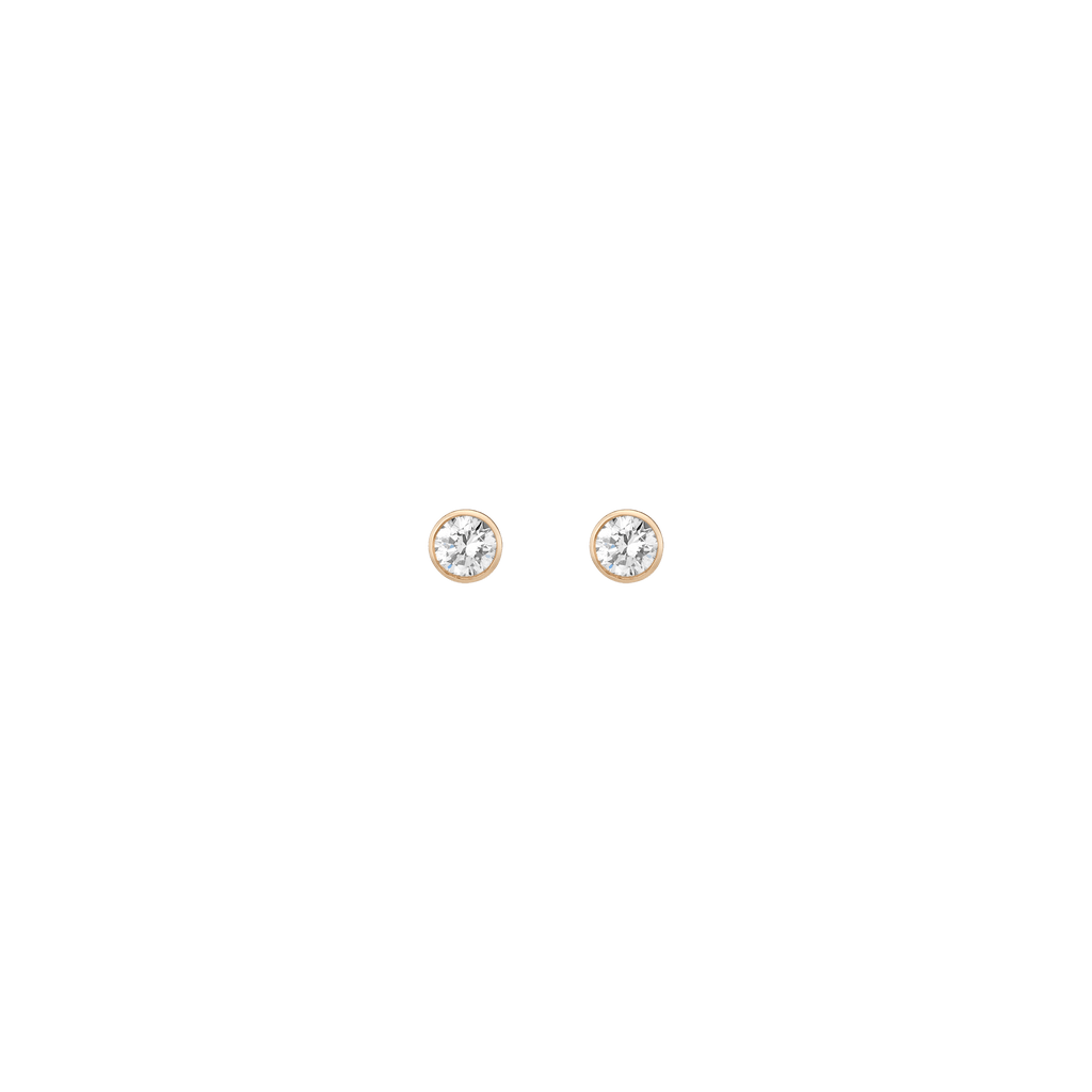 XXL Lab Grown Diamond Bezel Studs