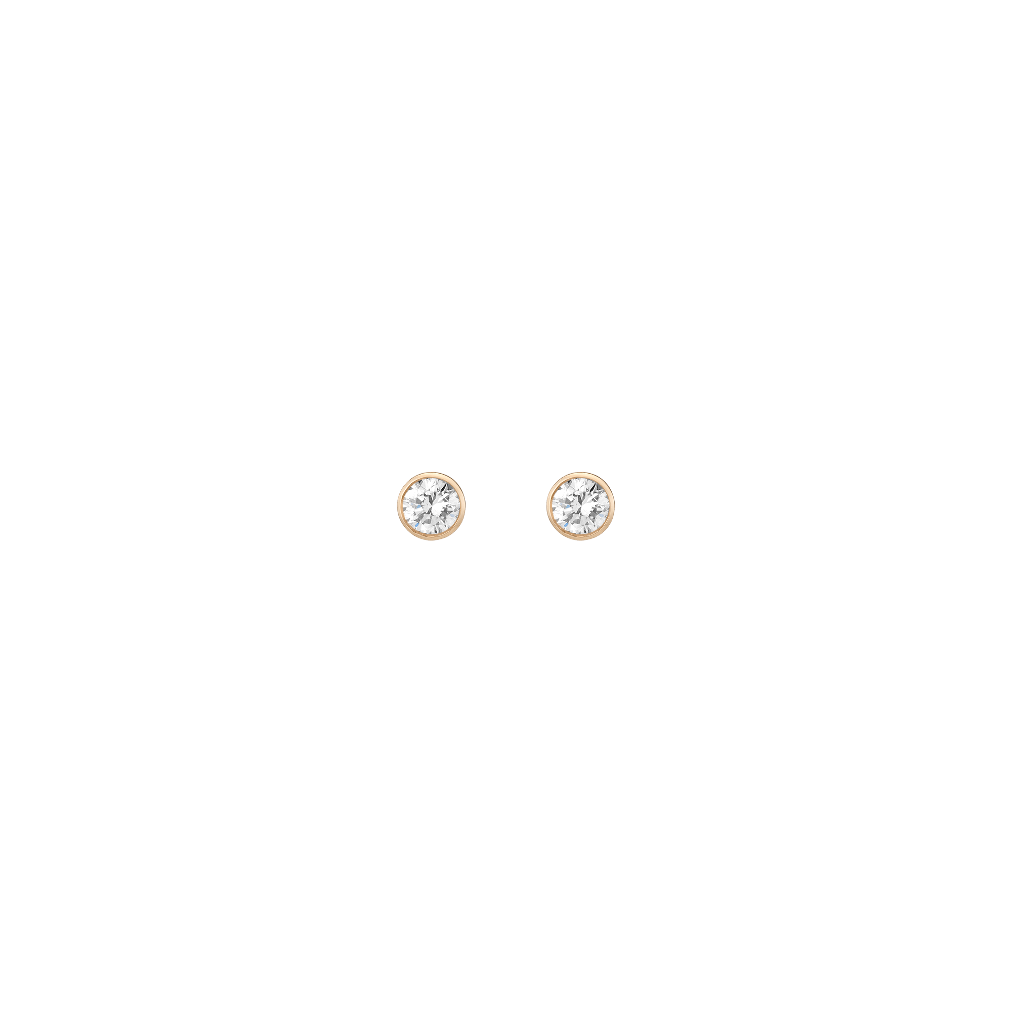 XXL Lab Grown Diamond Bezel Studs