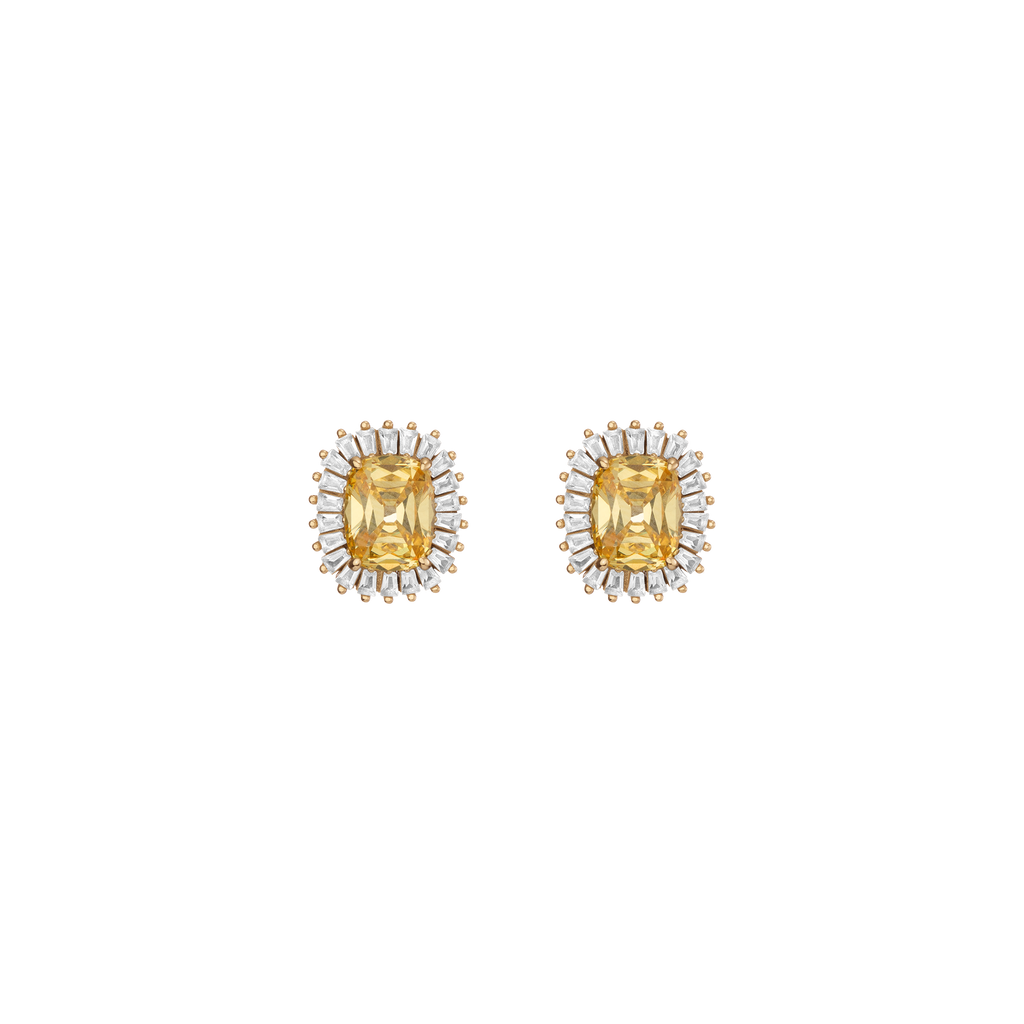 Lab Grown Yellow Canary Alexandra Earrings