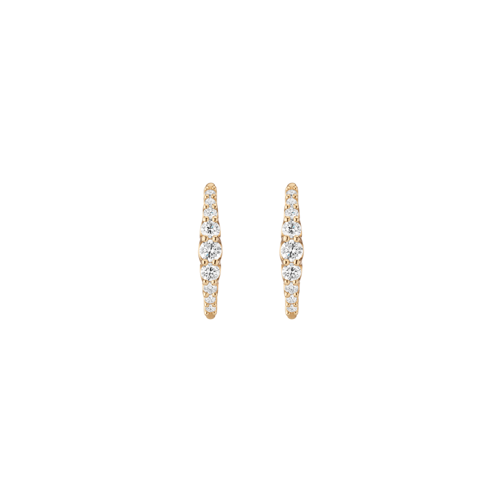 Lab Grown Diamond Eternity Stud Earrings