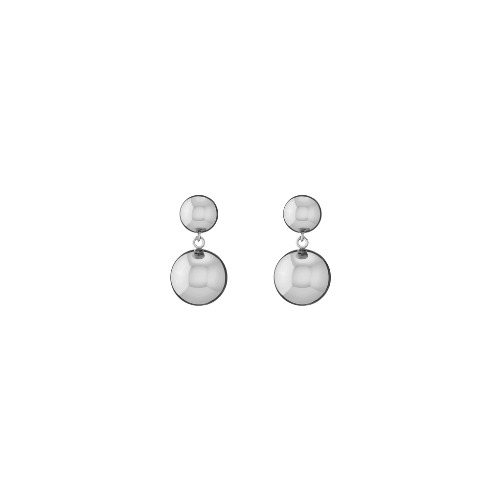 Graduated Ball Drop Earrings
