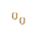 Tidal Hoop Earrings Stainless Steel Yellow Gold First