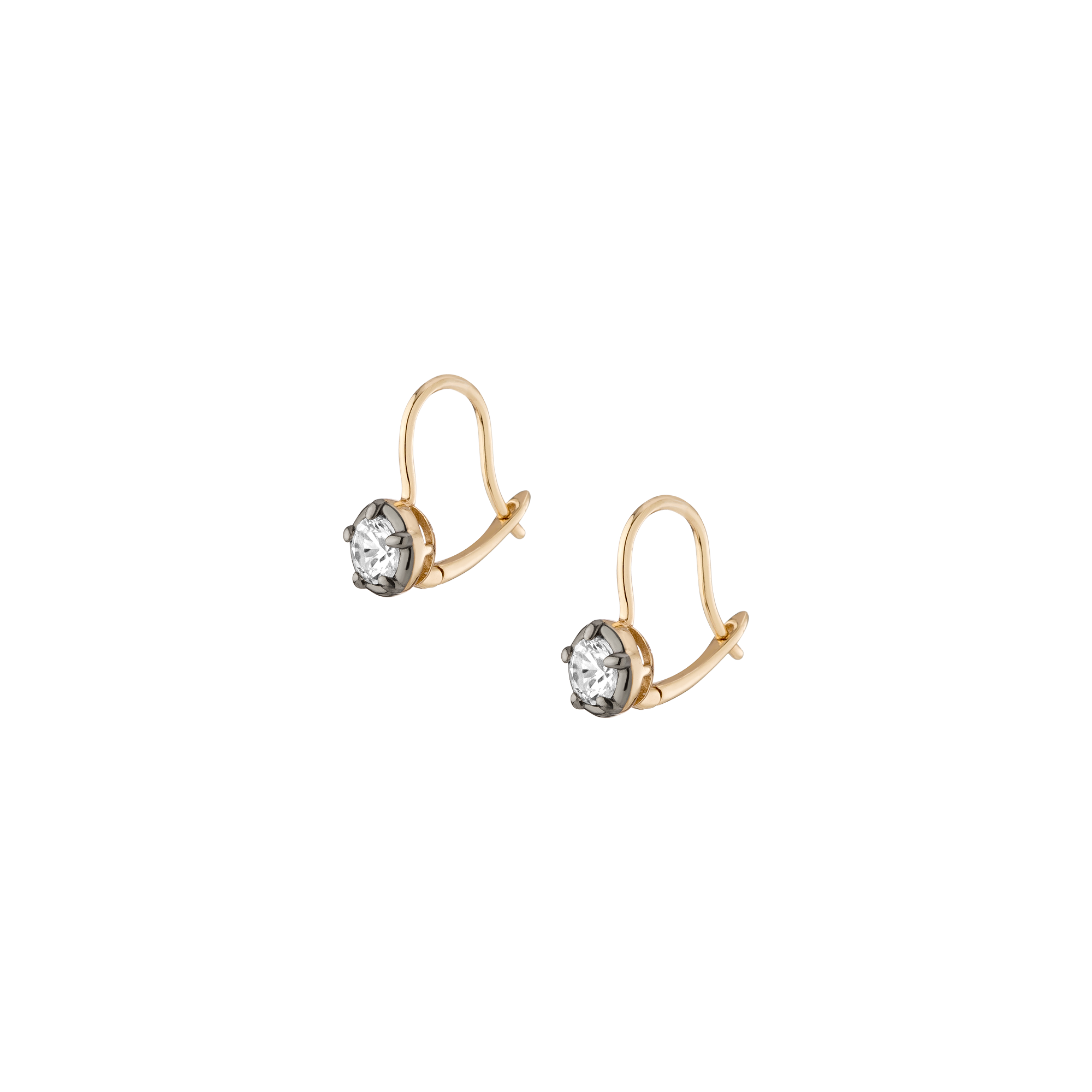 Black Rhodium Georgian Drop Earrings