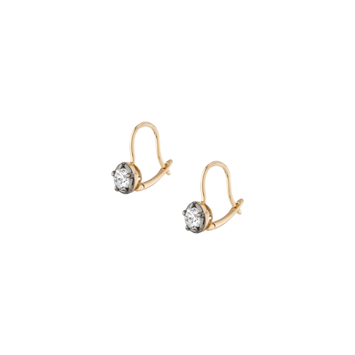 Black Rhodium Georgian Drop Earrings