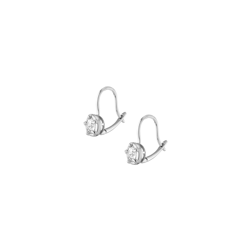 Lab Grown Diamond Georgian Drop Earrings