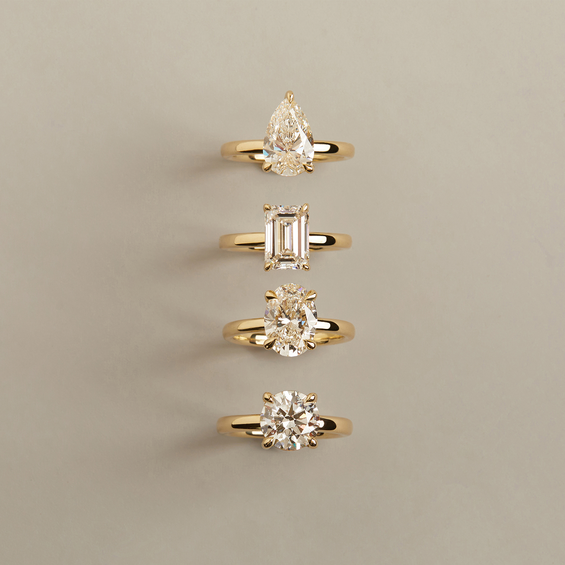 3ct Oval Lab Grown Diamond Solitaire Ring