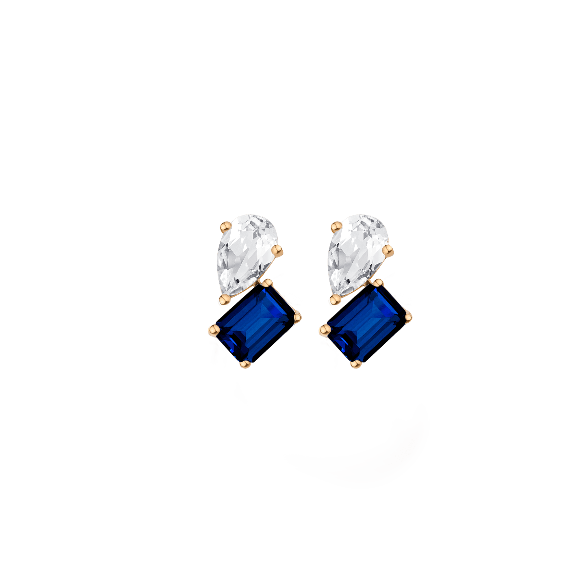 Toi et Moi Gemstone Heirloom Earring