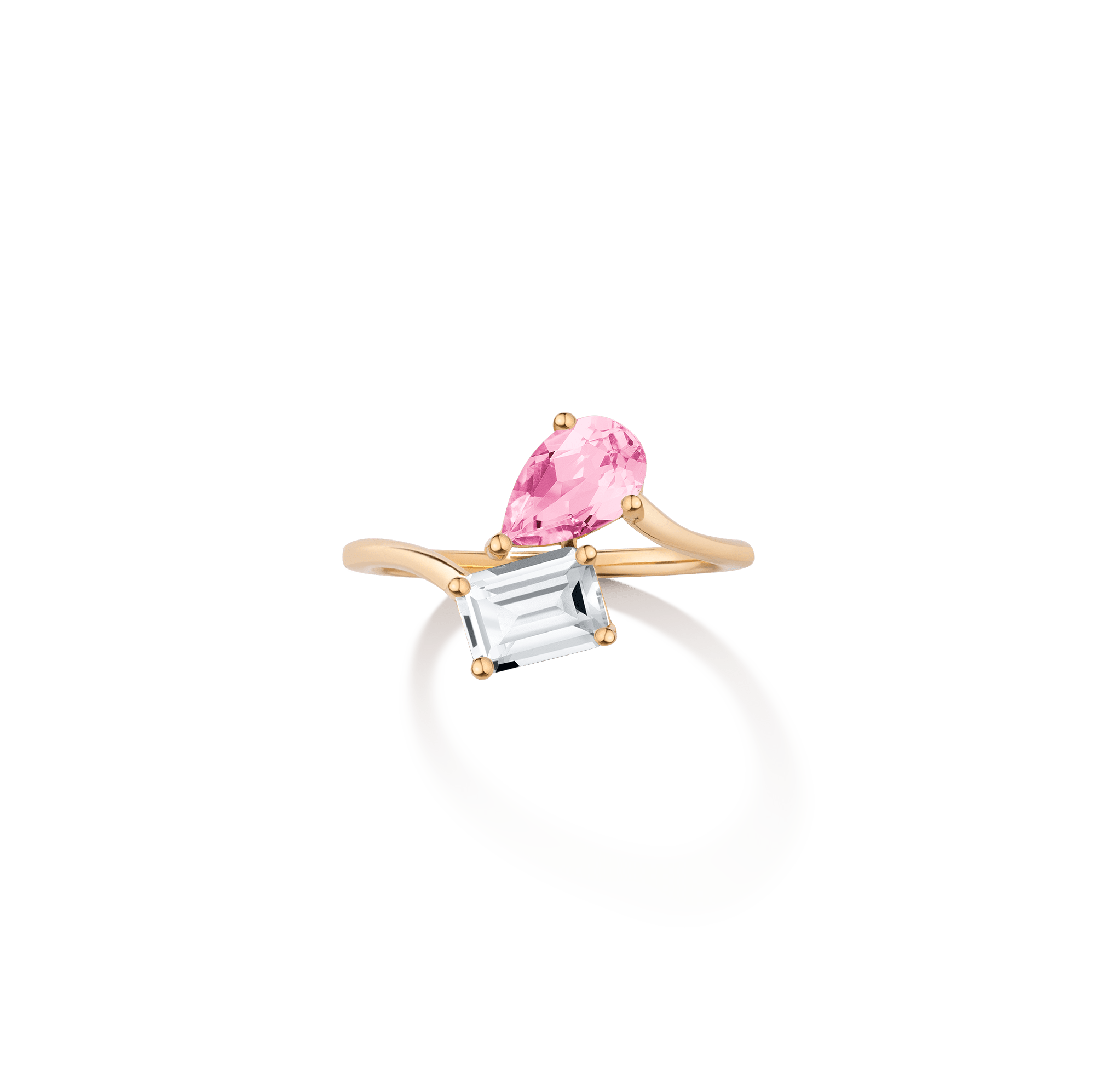 Toi et Moi Gemstone Heirloom Ring