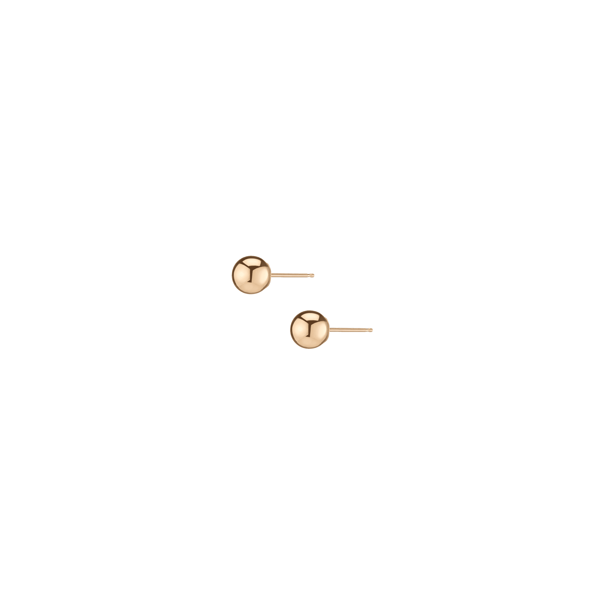 Gold Ball Studs 6mm