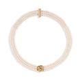 Aurate x Marilyn Monroe: Gold Knot Pearl Necklace