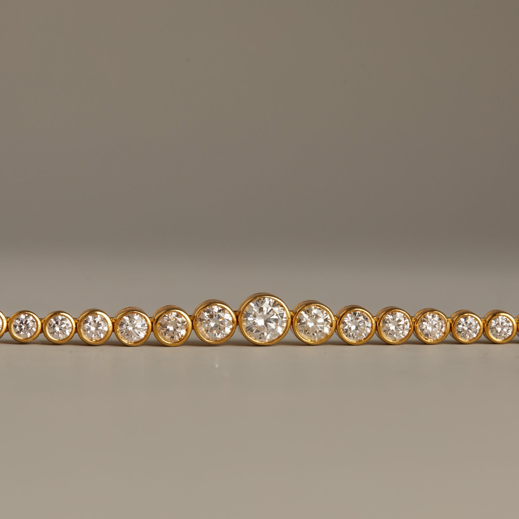 10ct Multi Graduated Lab Grown Diamond Tennis Necklace