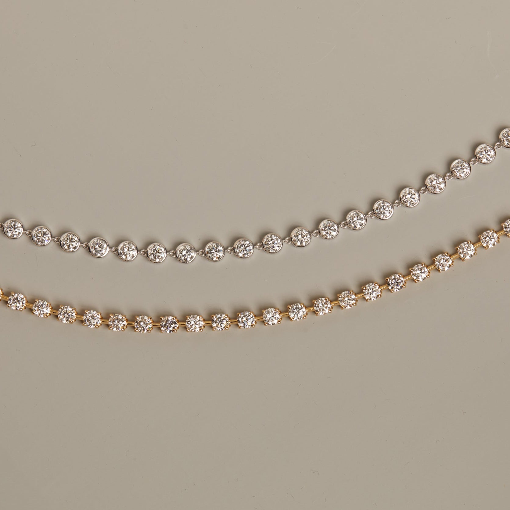 8ct Lab Grown Diamond Tennis Link Bracelet