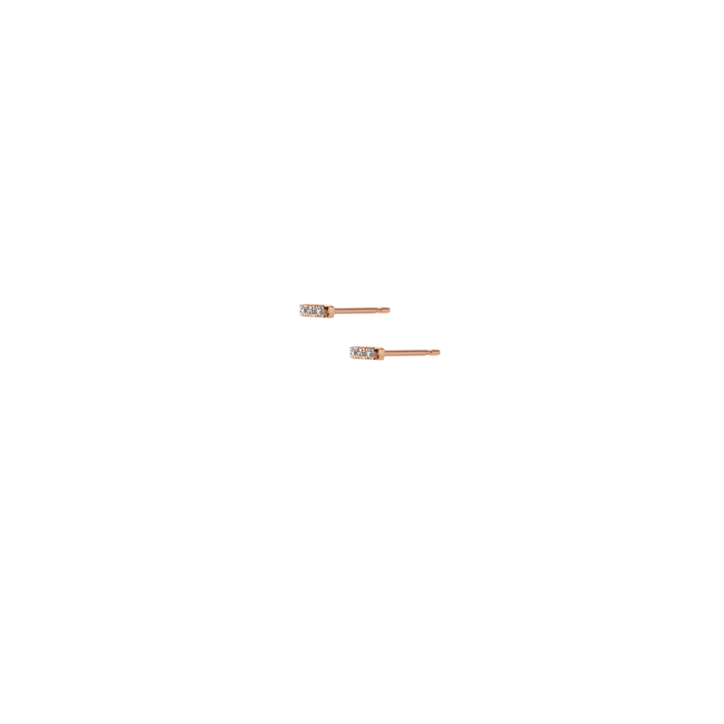Mini Diamond Bar Earring