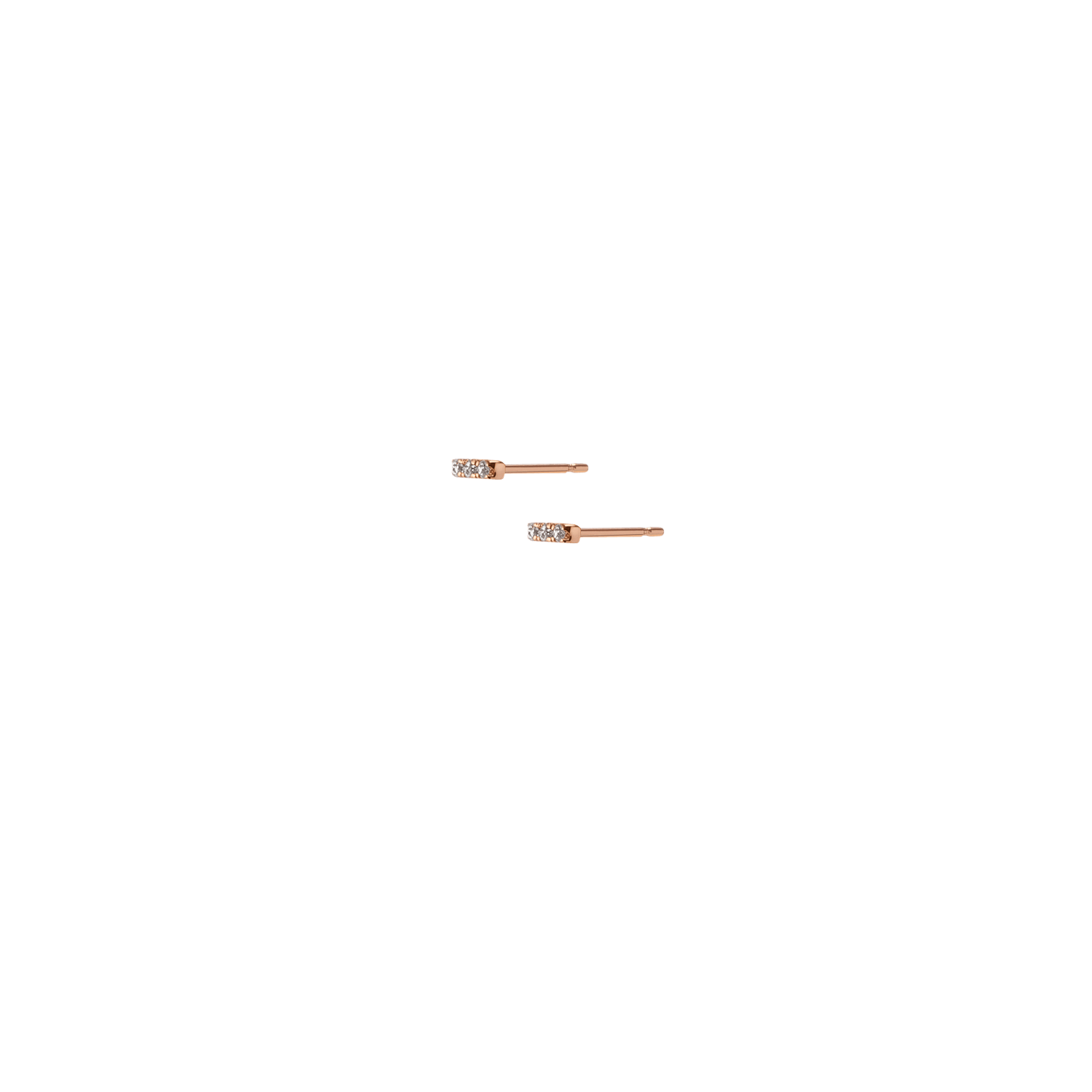 Mini Diamond Bar Earring