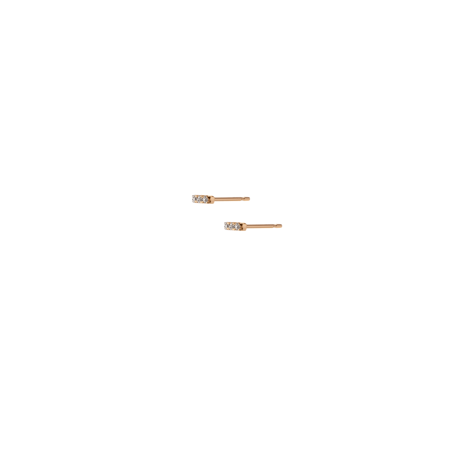 Mini Diamond Bar Earring