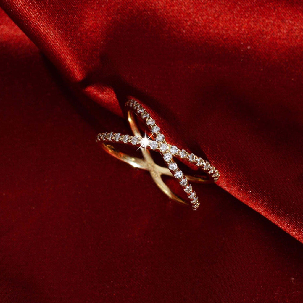 Diamond X Ring