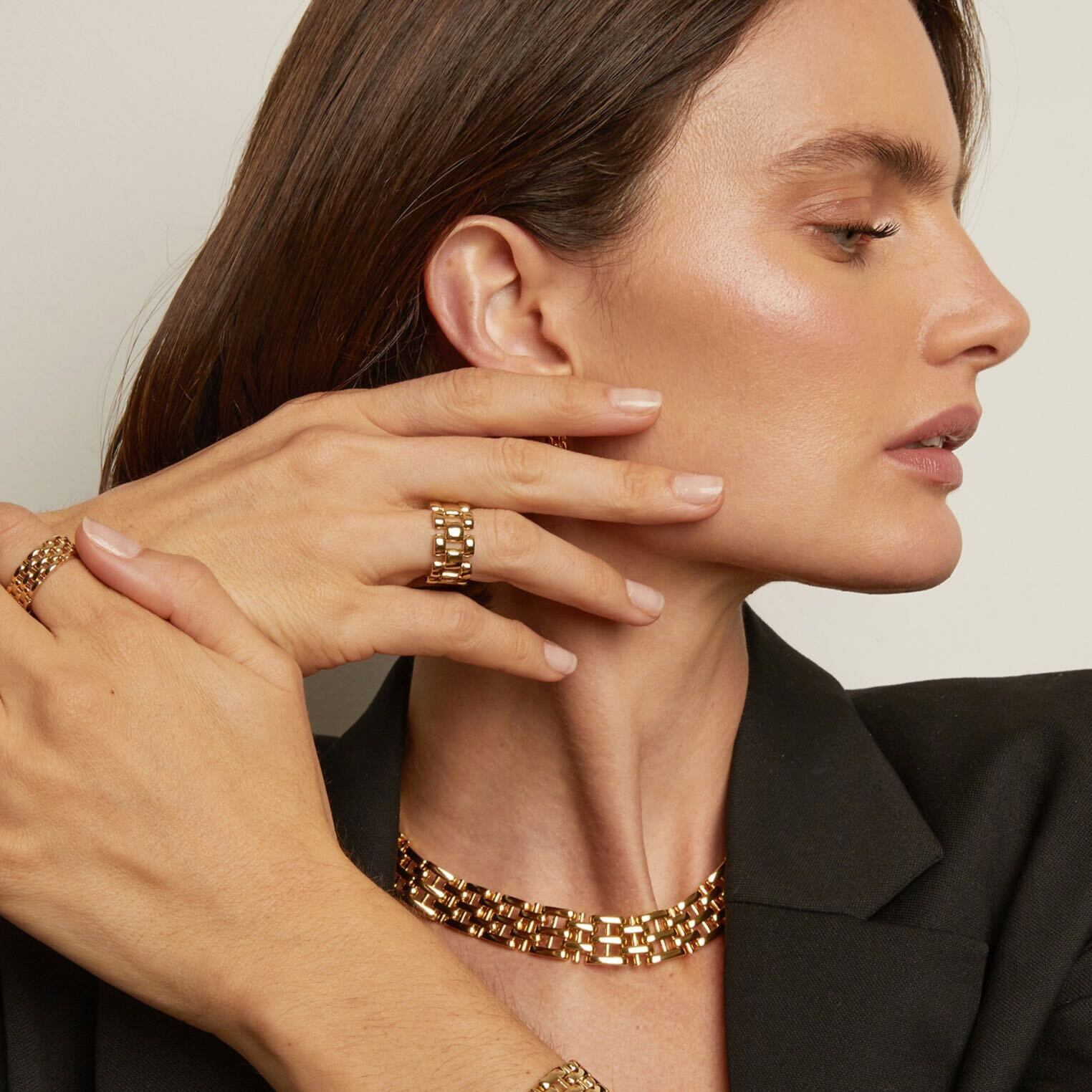 Panther Chain Link Ring