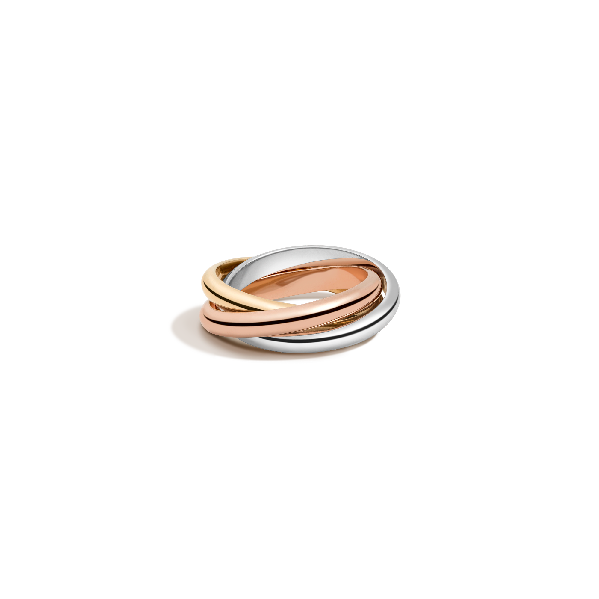 Tri-Color Interlocking Ring