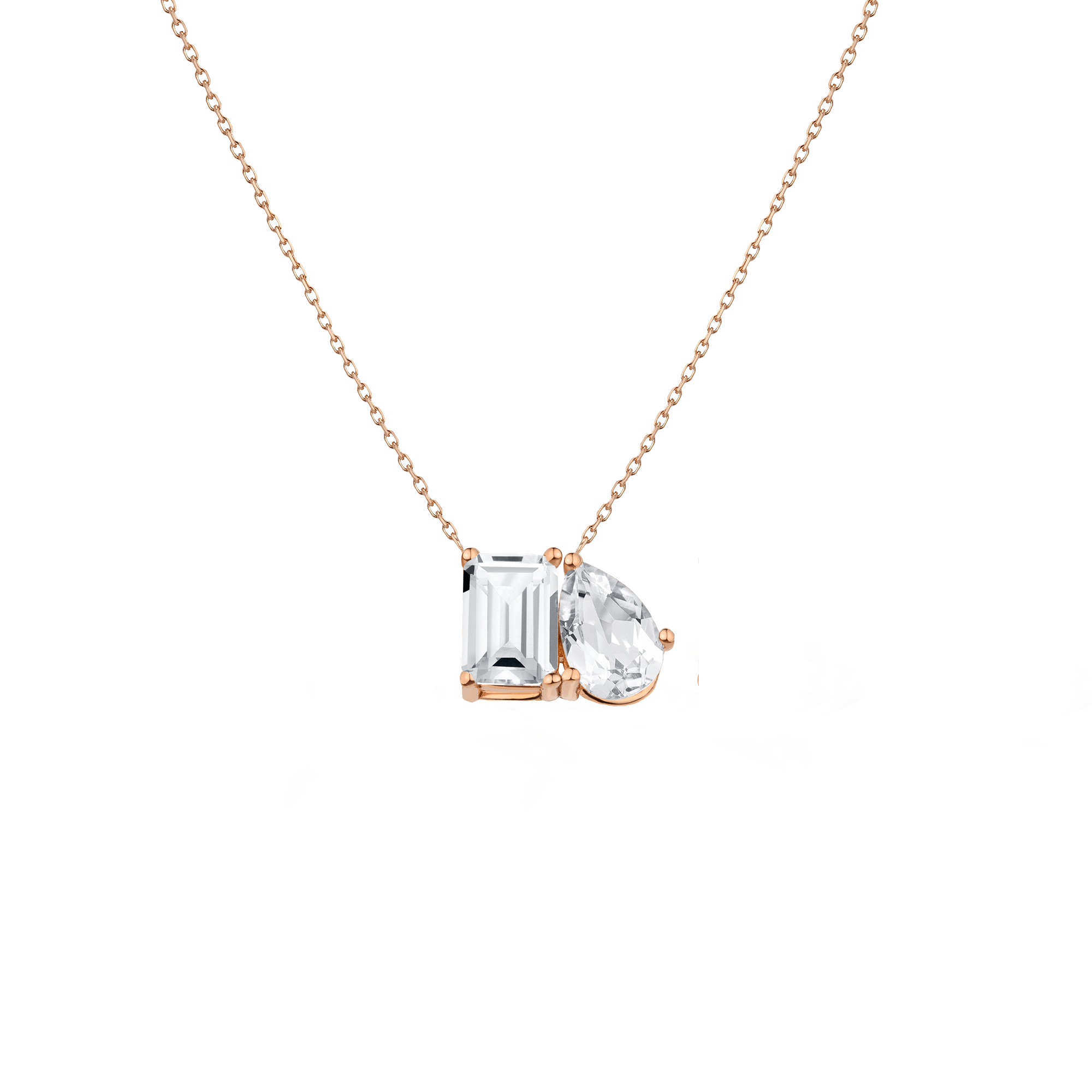 Toi et Moi Gemstone Classic Necklace