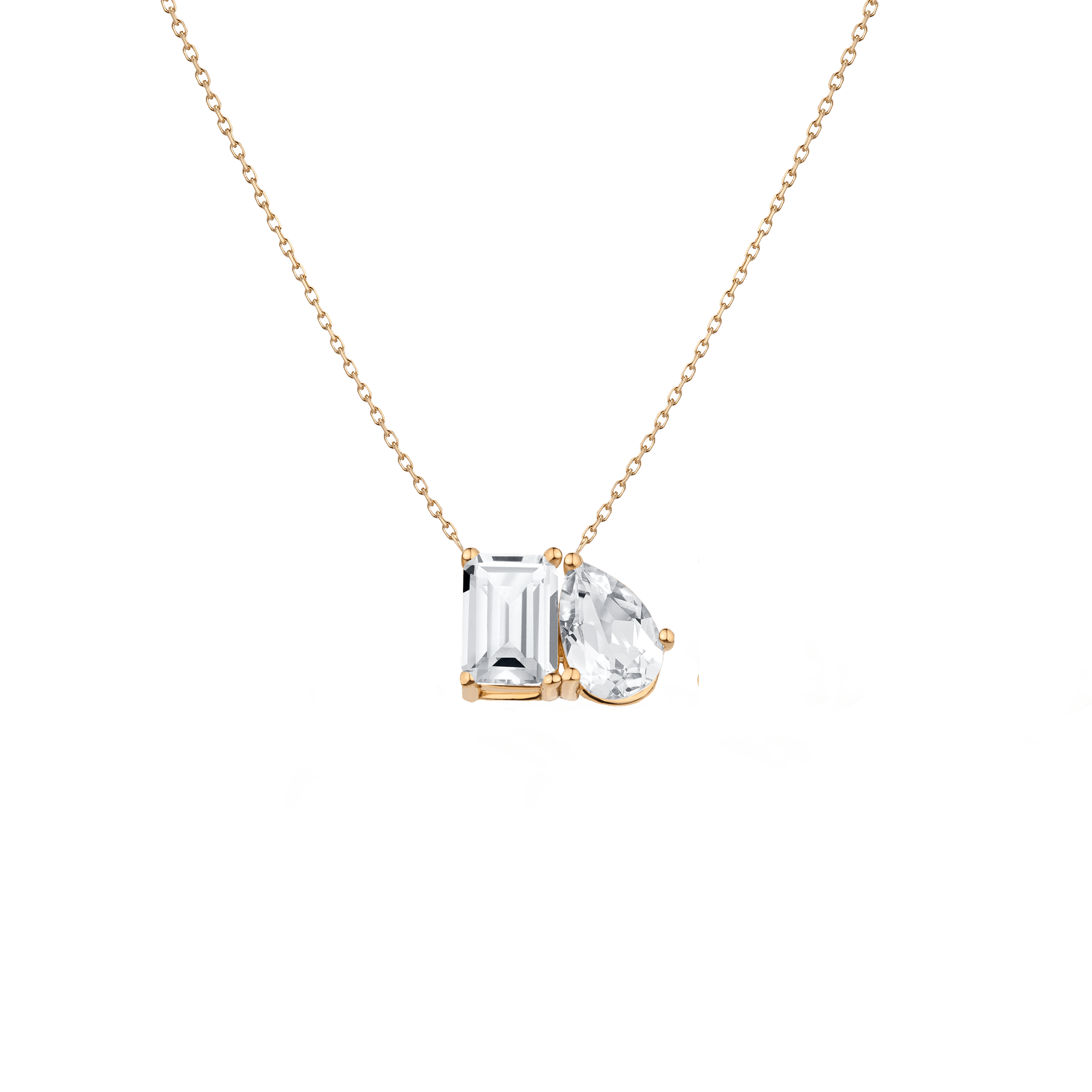 Toi et Moi Gemstone Classic Necklace