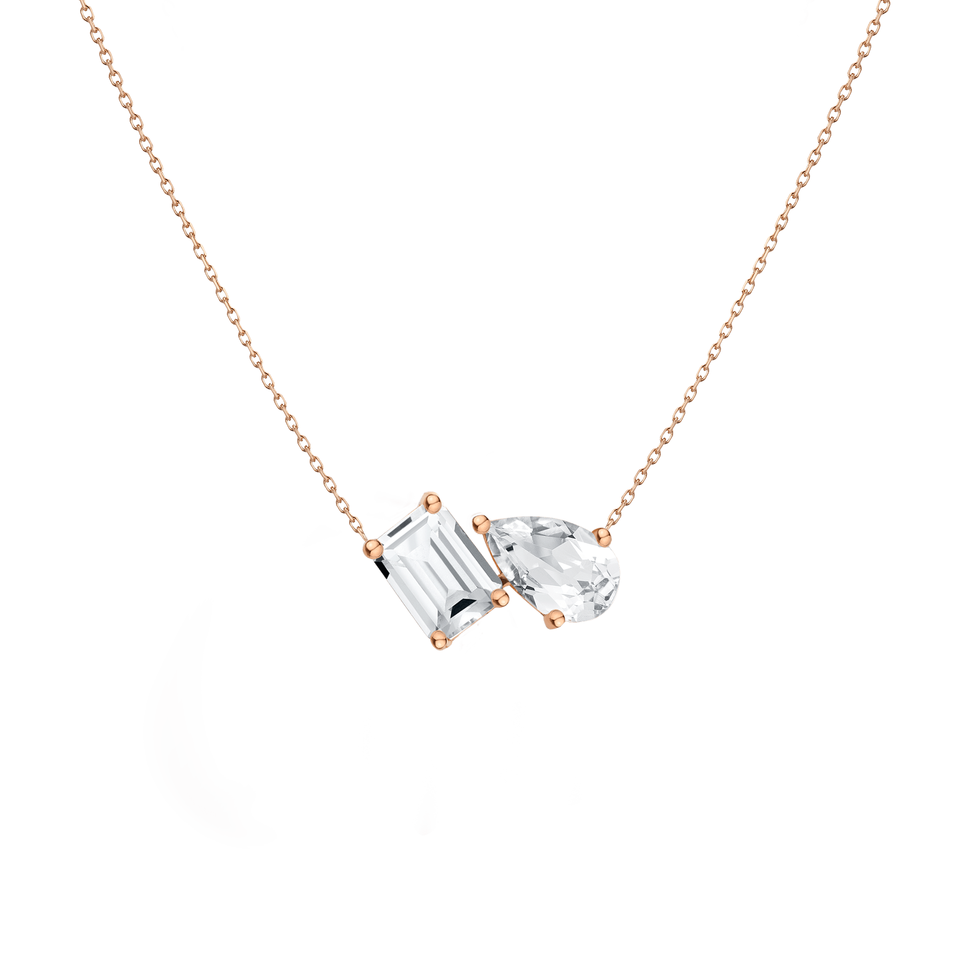 Toi et Moi Gemstone Heirloom Necklace