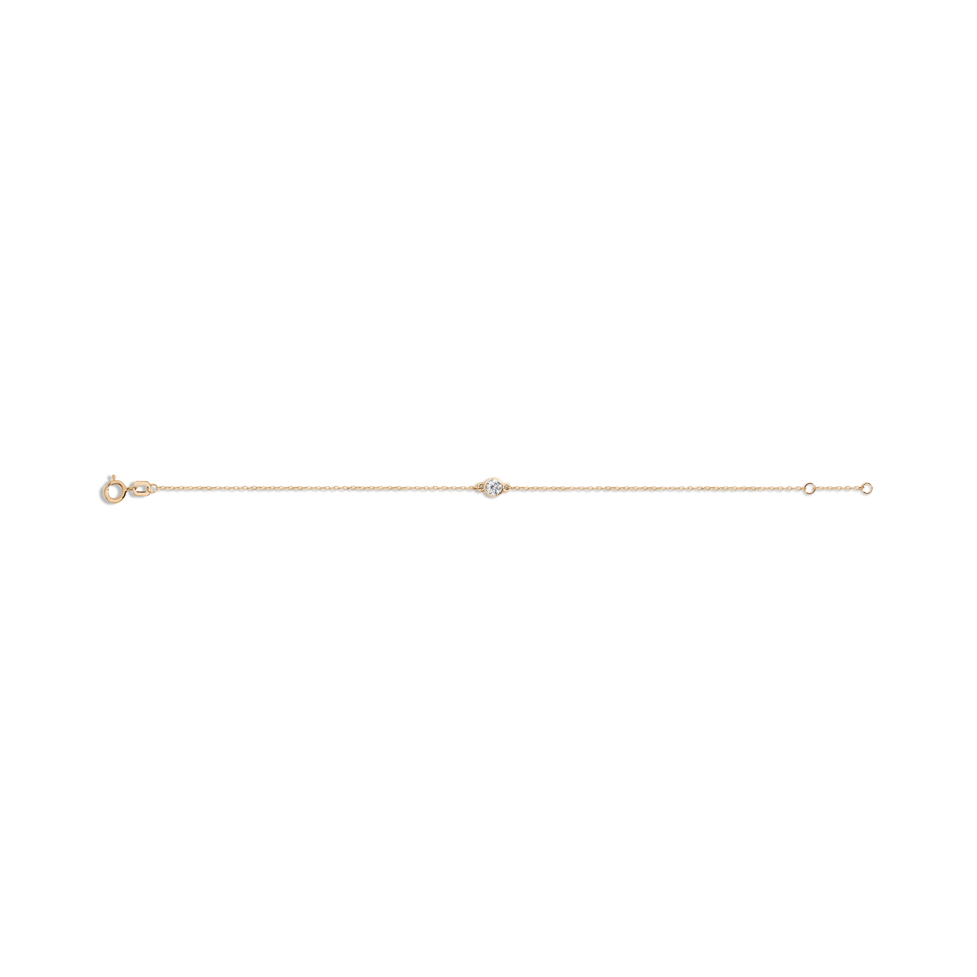 Medium Lab Grown Diamond Bezel Bracelet