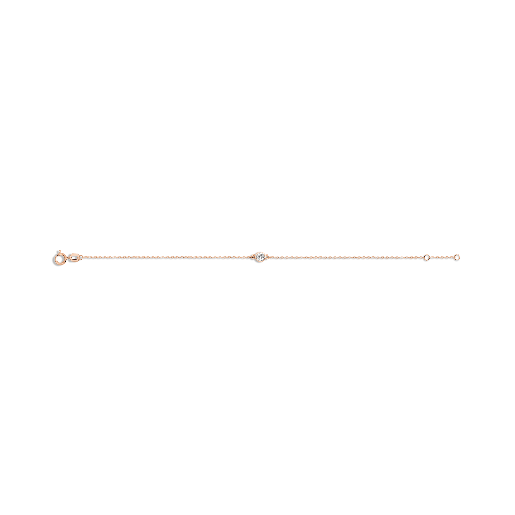 Medium Lab Grown Diamond Bezel Bracelet