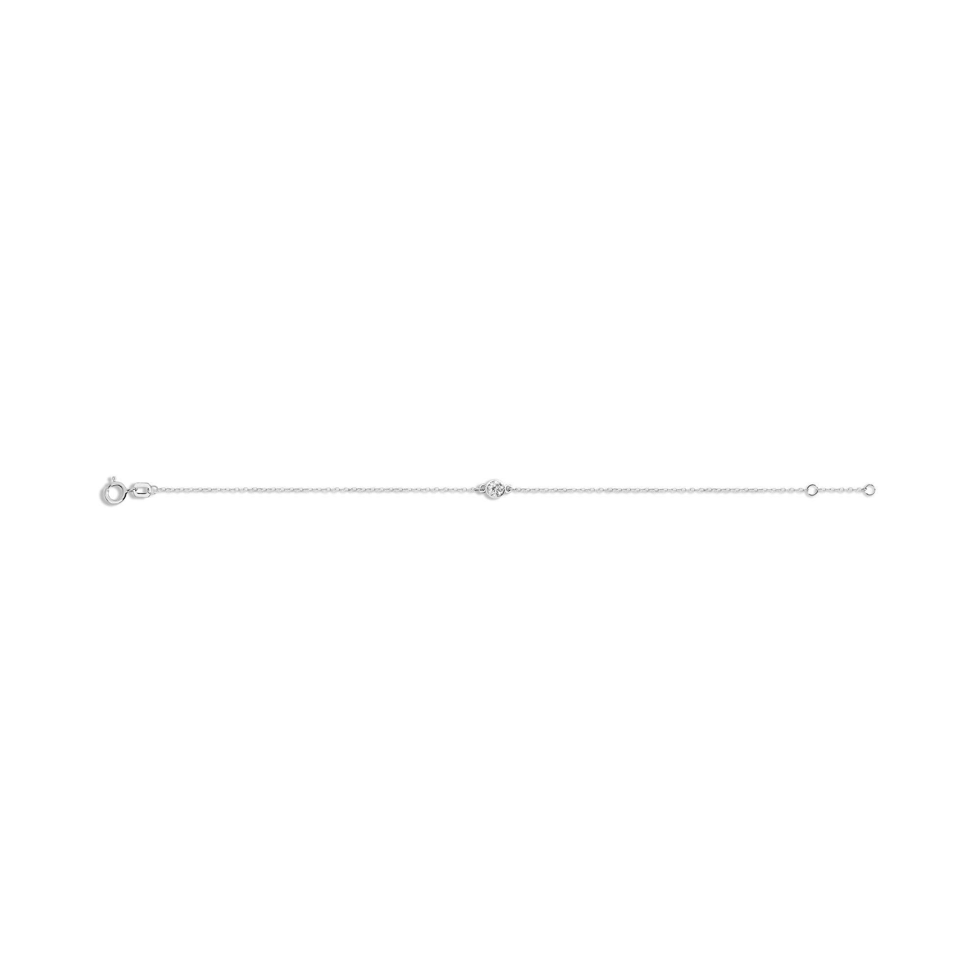 Medium Lab Grown Diamond Bezel Bracelet