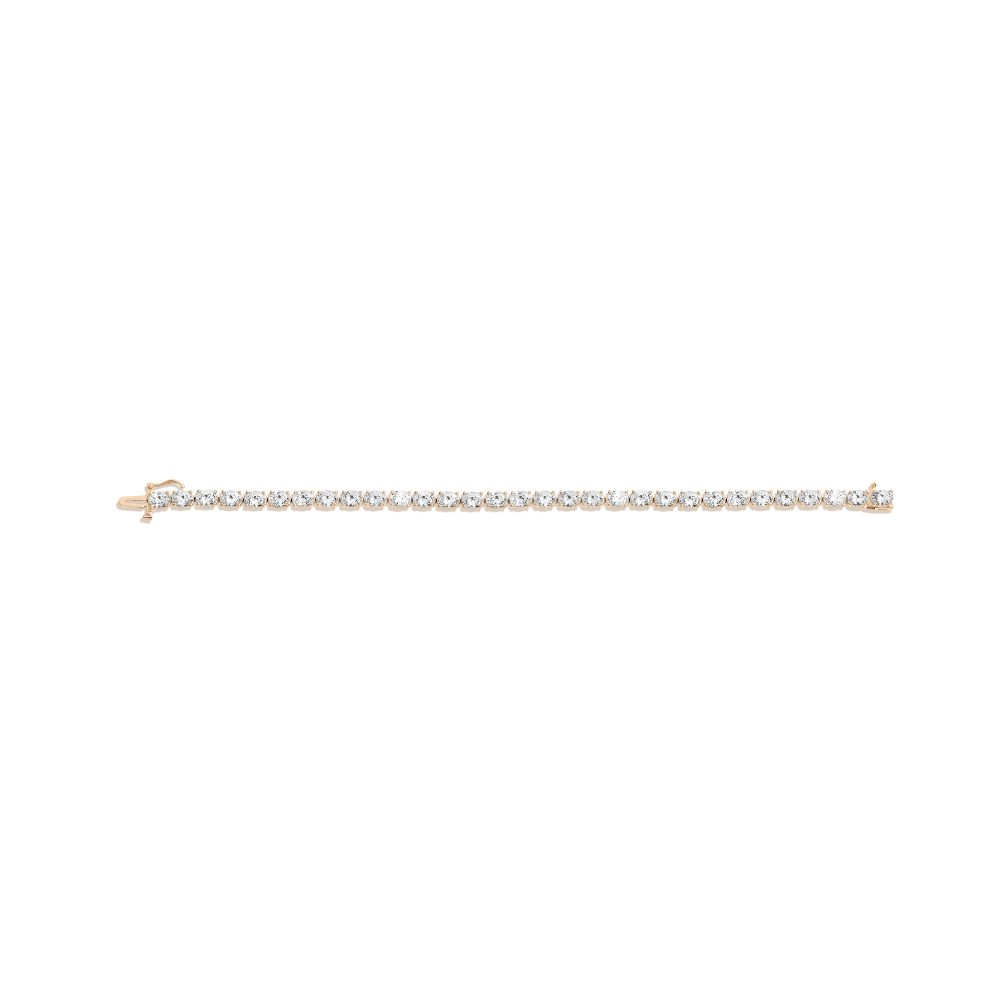 Lab Grown Diamond Oval Tennis Bracelet
