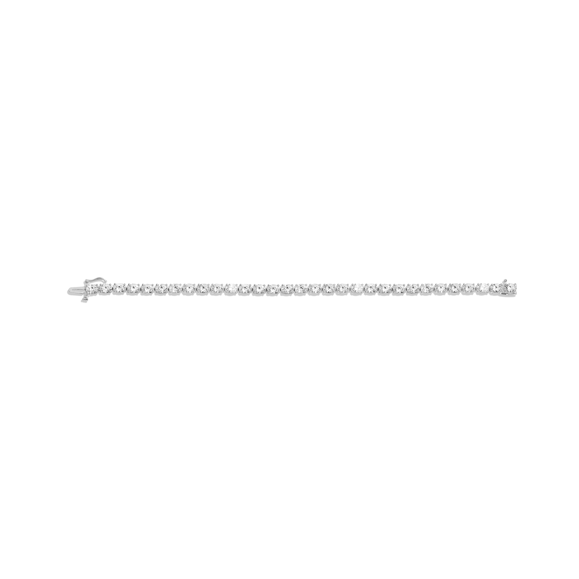 Lab Grown Diamond Oval Tennis Bracelet