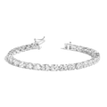 Lab Grown Diamond Oval Tennis Bracelet