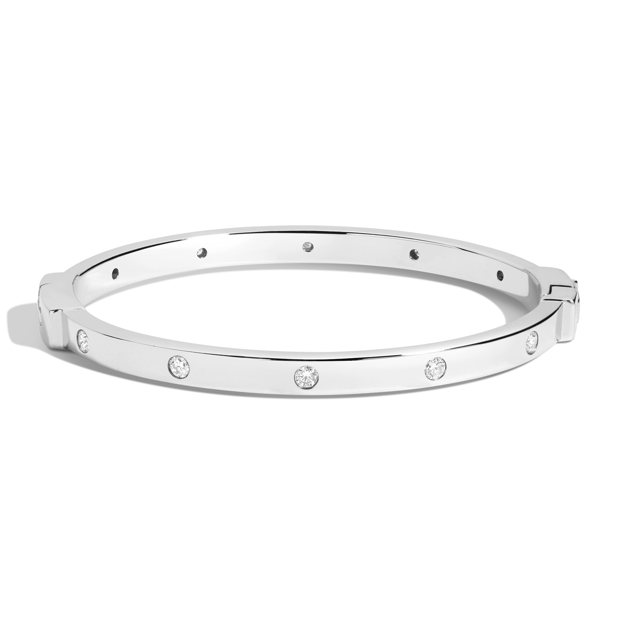 Lab Grown Diamond Station Cuff Bracelet
