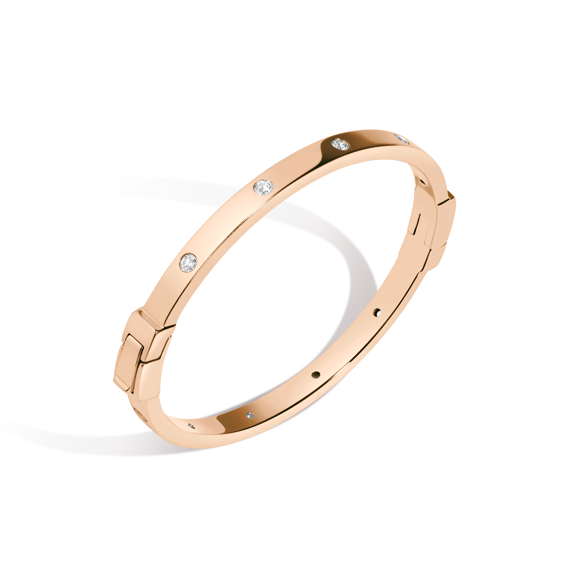 Lab Grown Diamond Station Cuff Bracelet