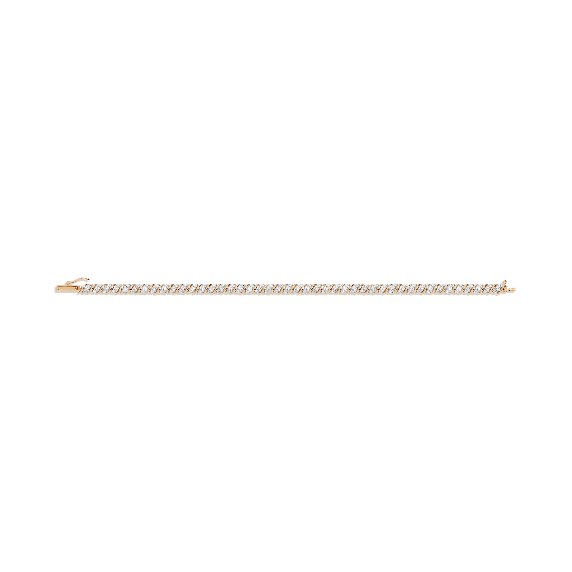 Lab Grown Diamond Triple 'S' Estate Tennis Bracelet