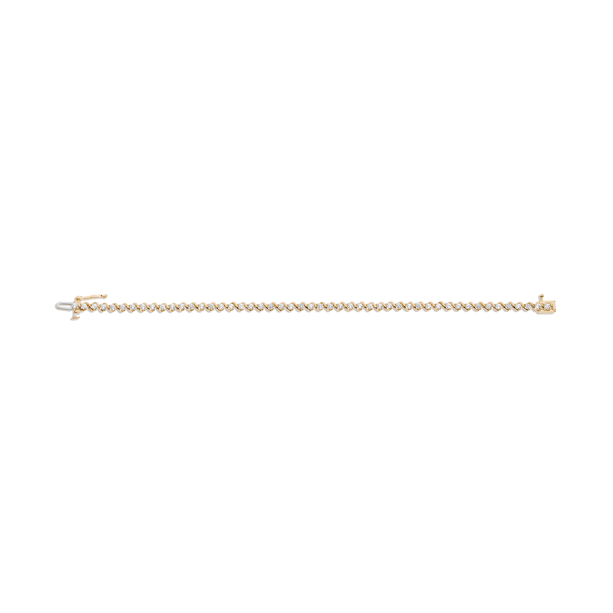 Lab Grown Diamond 'S' Estate Tennis Bracelet