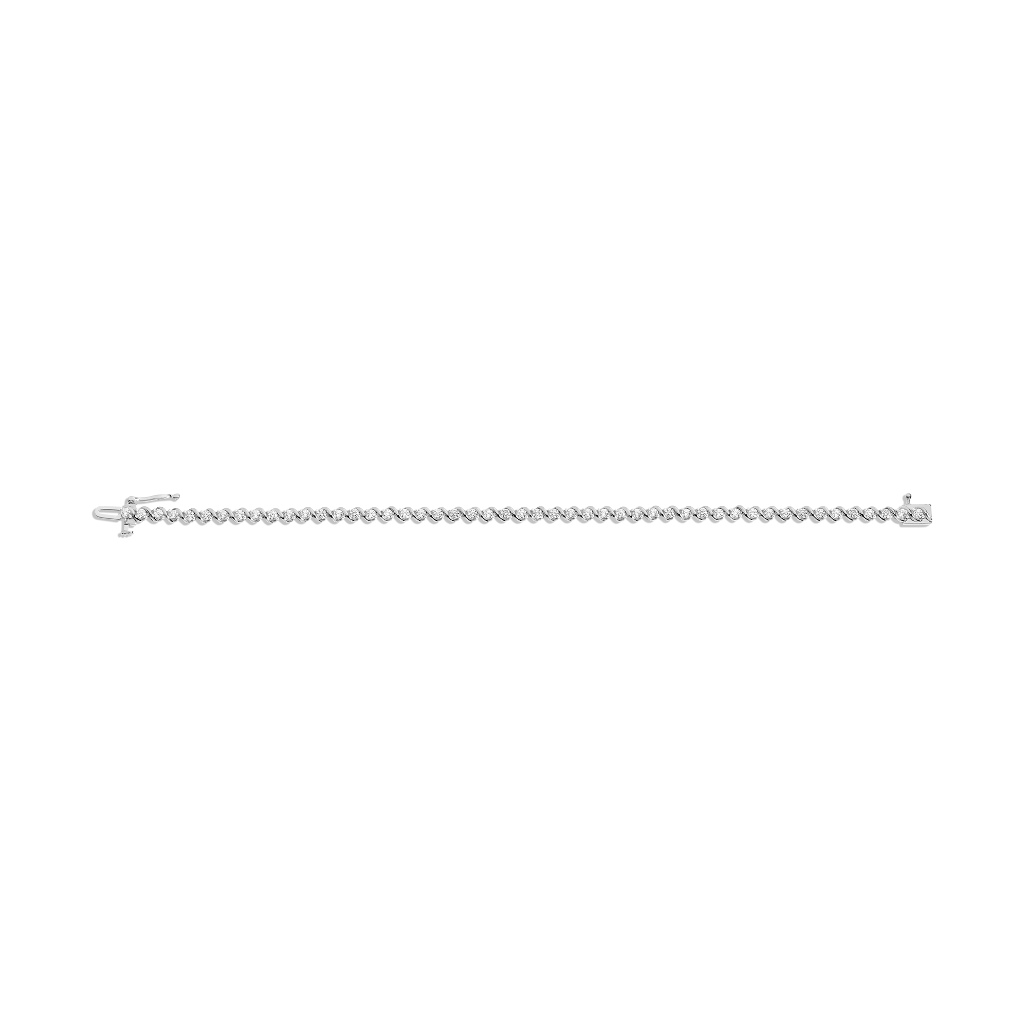 Lab Grown Diamond 'S' Estate Tennis Bracelet