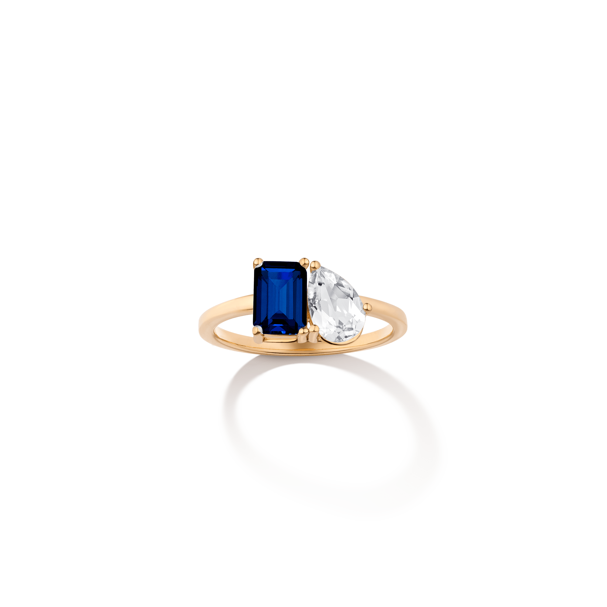 Toi et Moi Gemstone Classic Ring